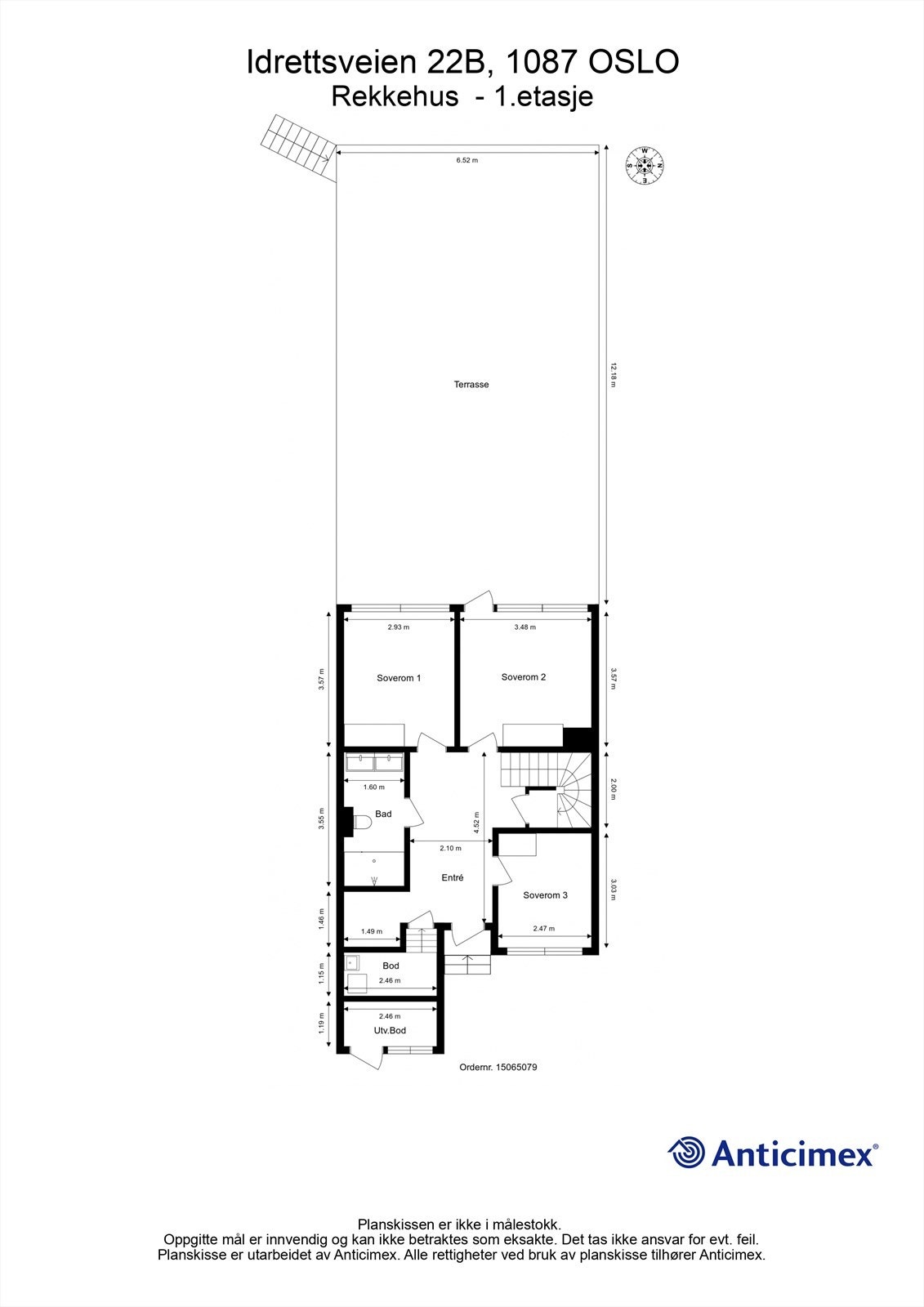 Plantegning - 1.etasje Galleribilde