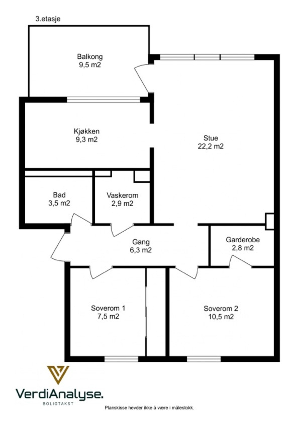 Planskisse. Galleribilde