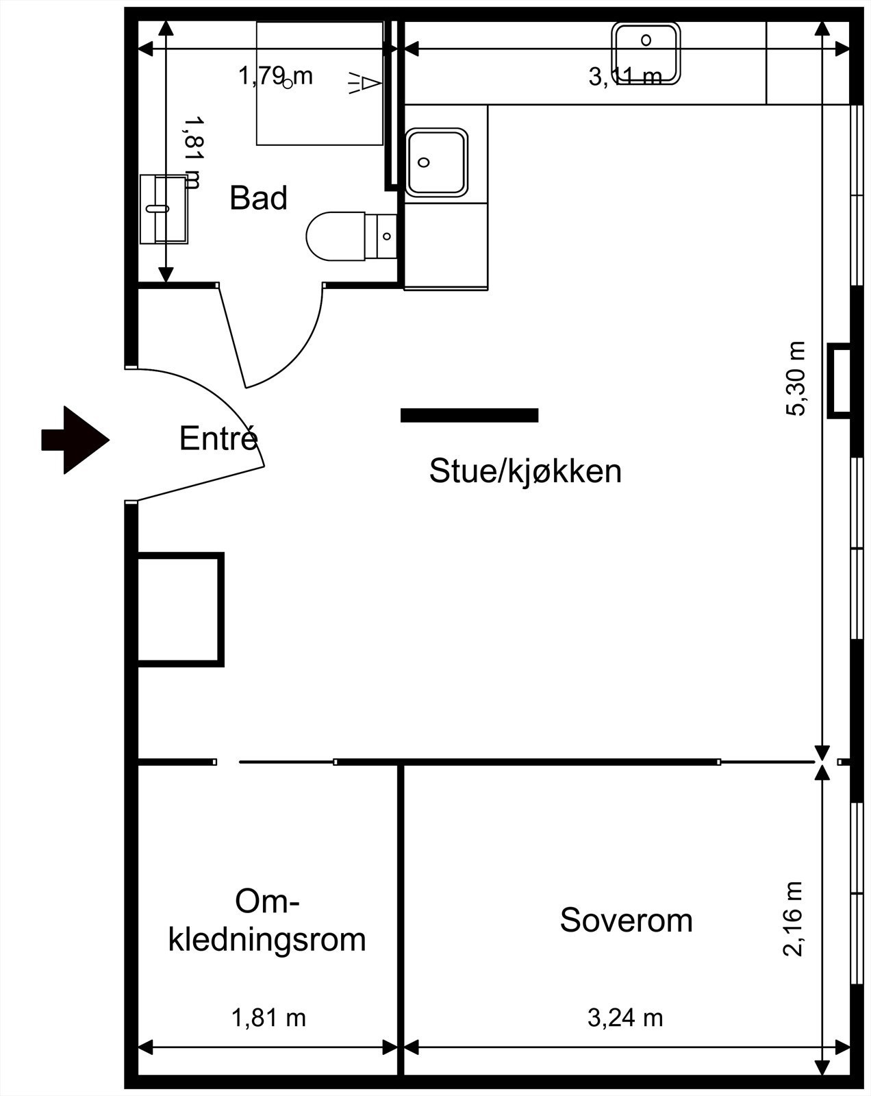 Plantegning Galleribilde