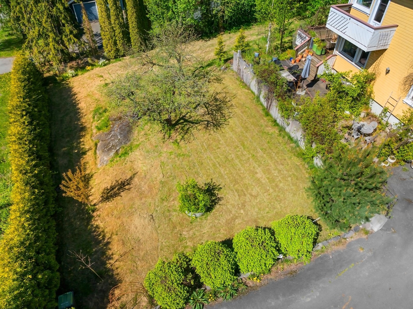 Stor, åpen plen perfekt for lek og aktiviteter. Galleribilde