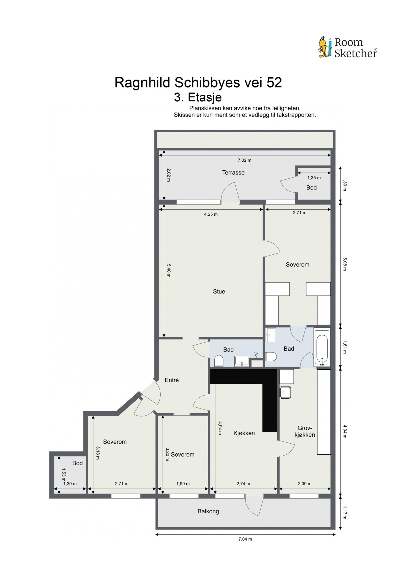 Plantegning Galleribilde