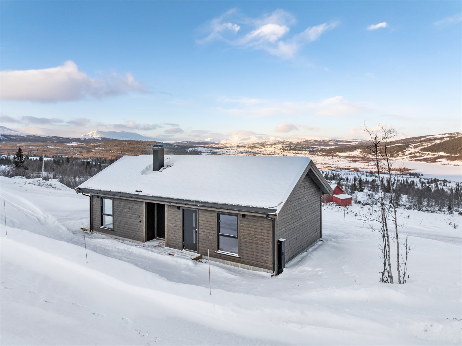 På og rundt Vaset finner en milevis med velpreparerte skiløyper., og nærmeste løype finner du ca. 50 m fra hytta. Galleribilde