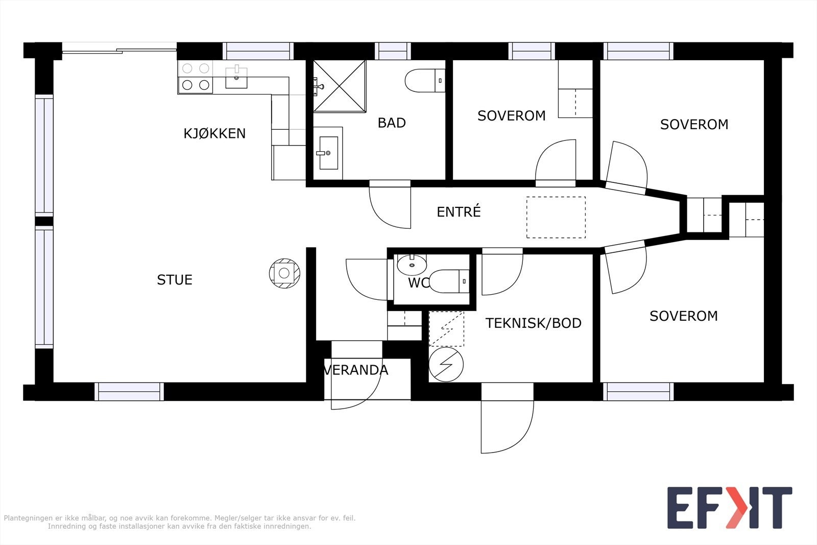 Plantegning. Galleribilde