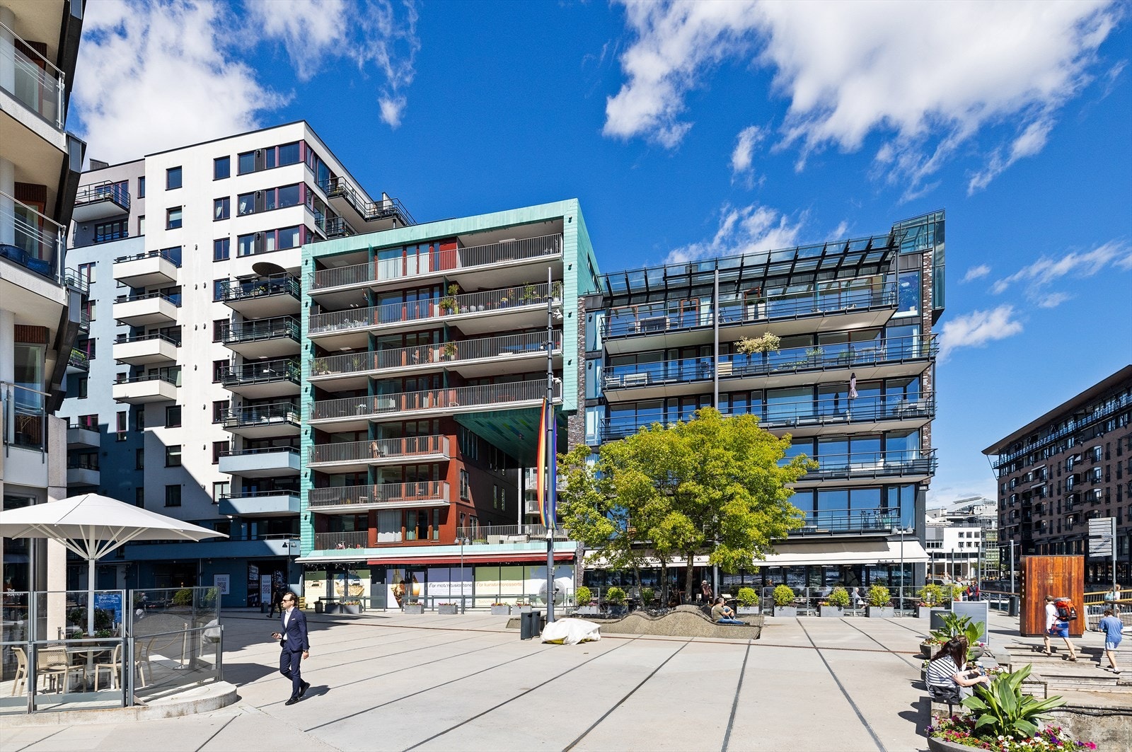 Leiligheten har en flott beliggenhet i 6.etg. Galleribilde