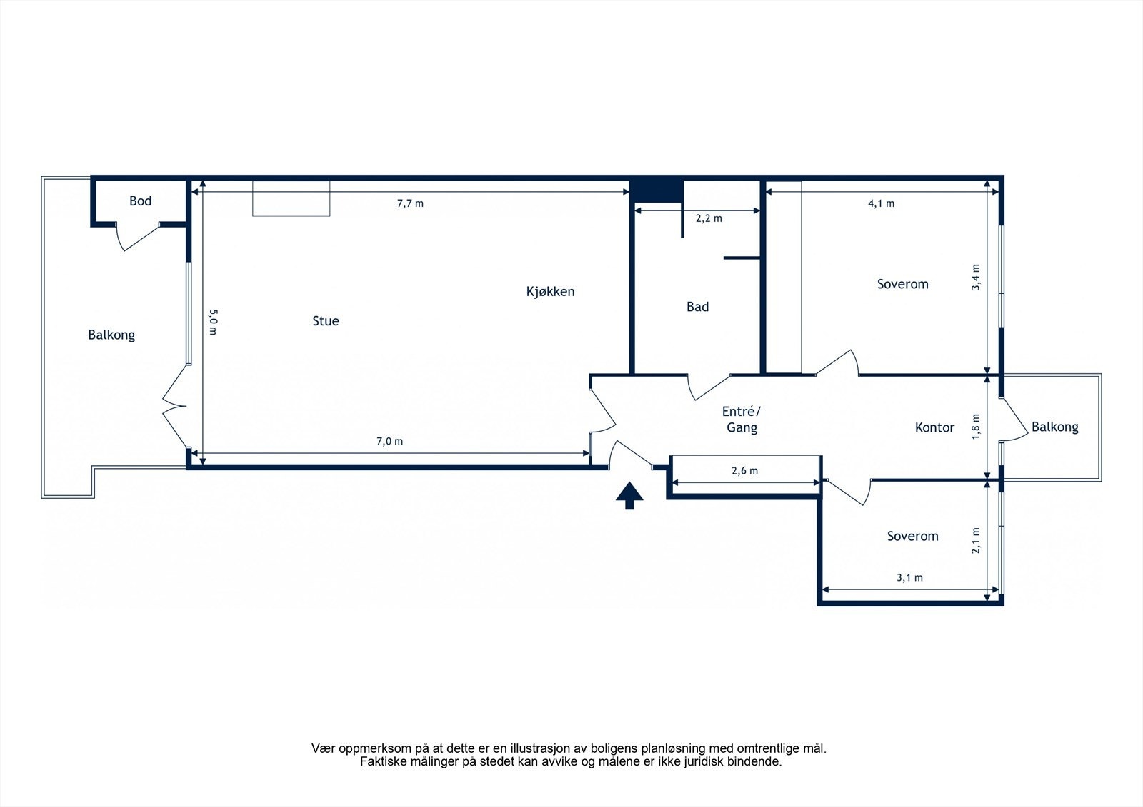 Plantegning Galleribilde
