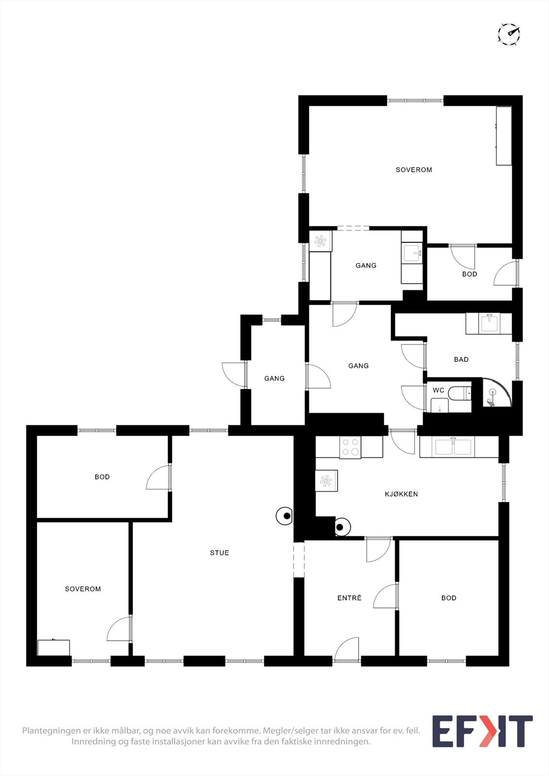 Plantegning Galleribilde