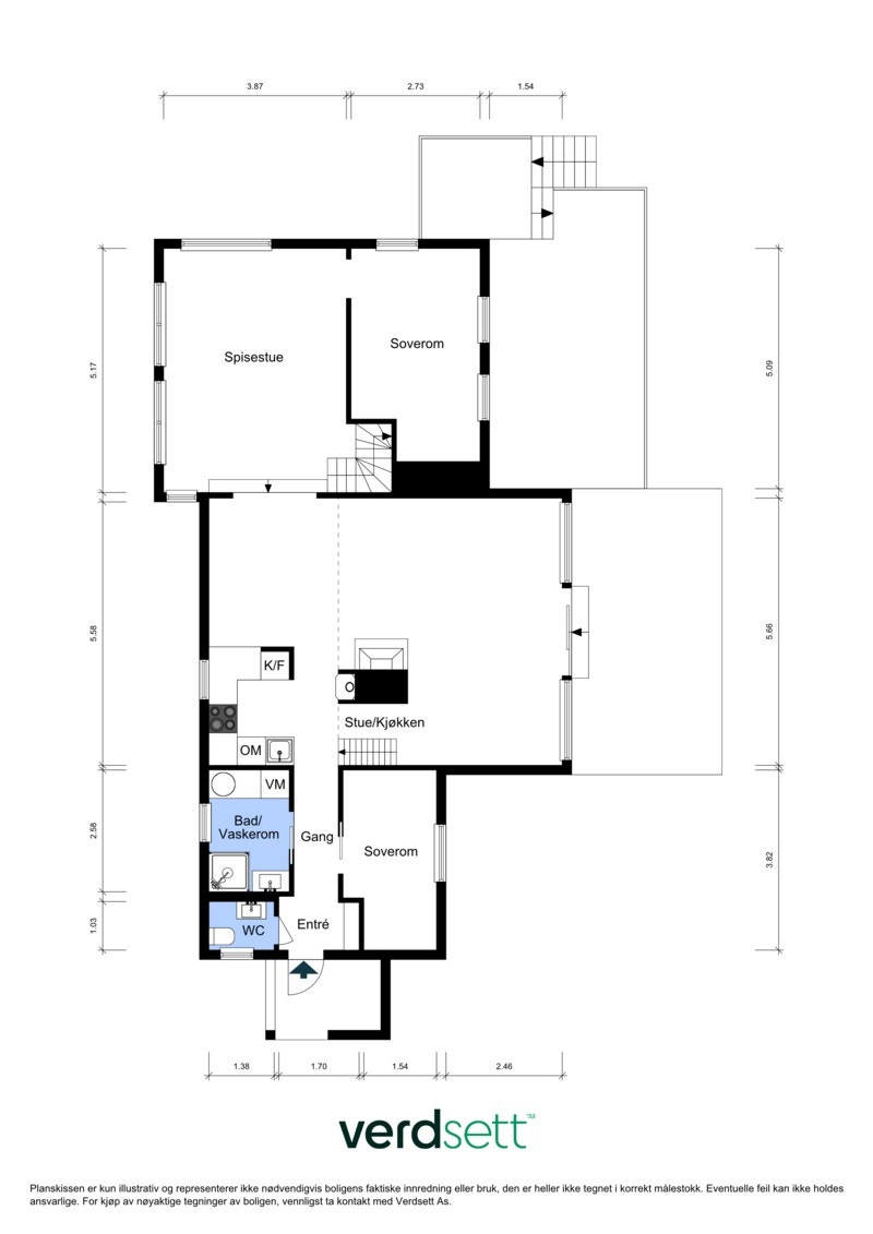 - Plantegning 1.etasje - Galleribilde