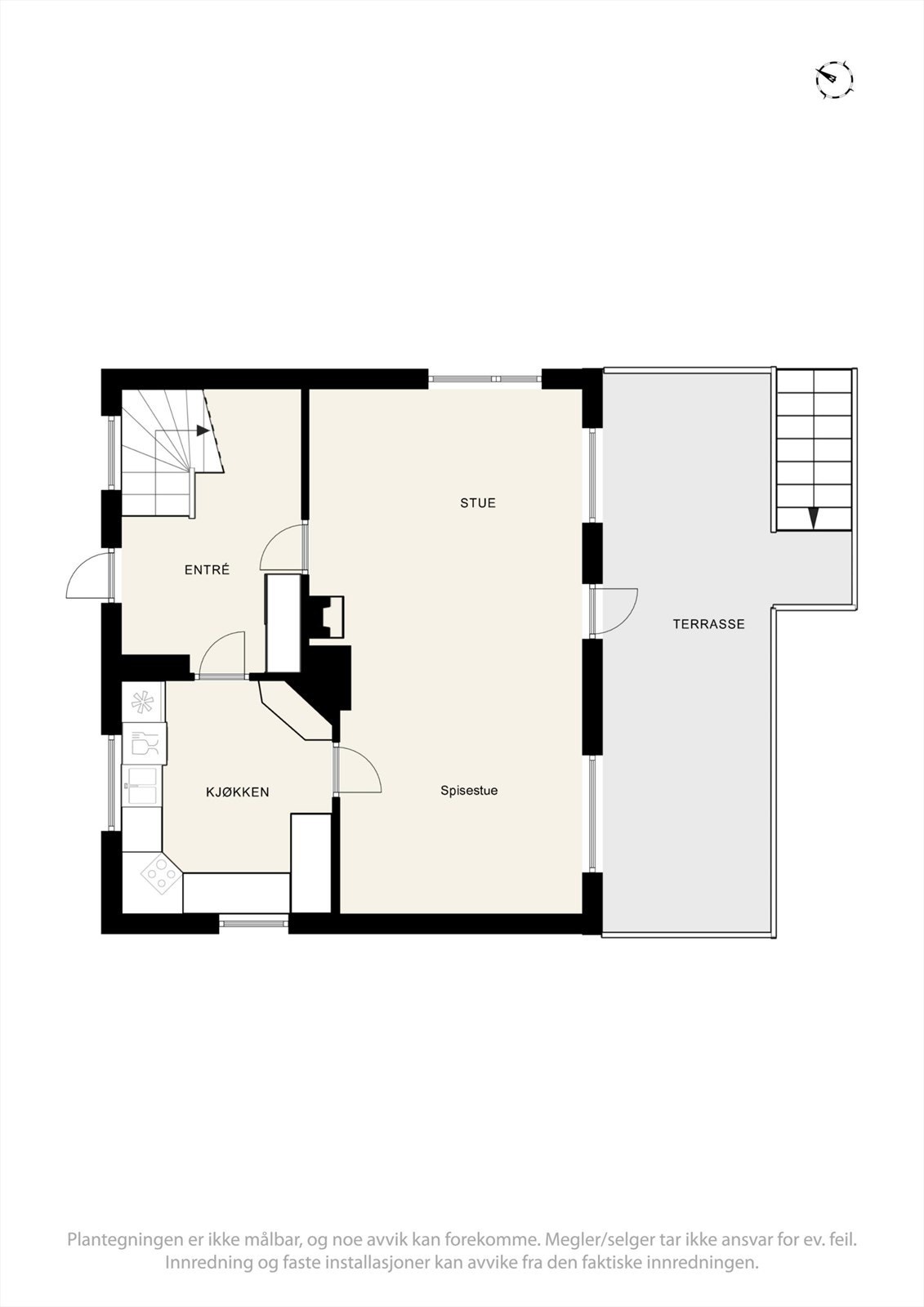 Planskisse 1. etasje Galleribilde