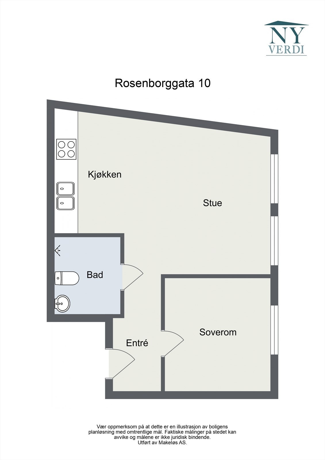 Plantegning. Galleribilde