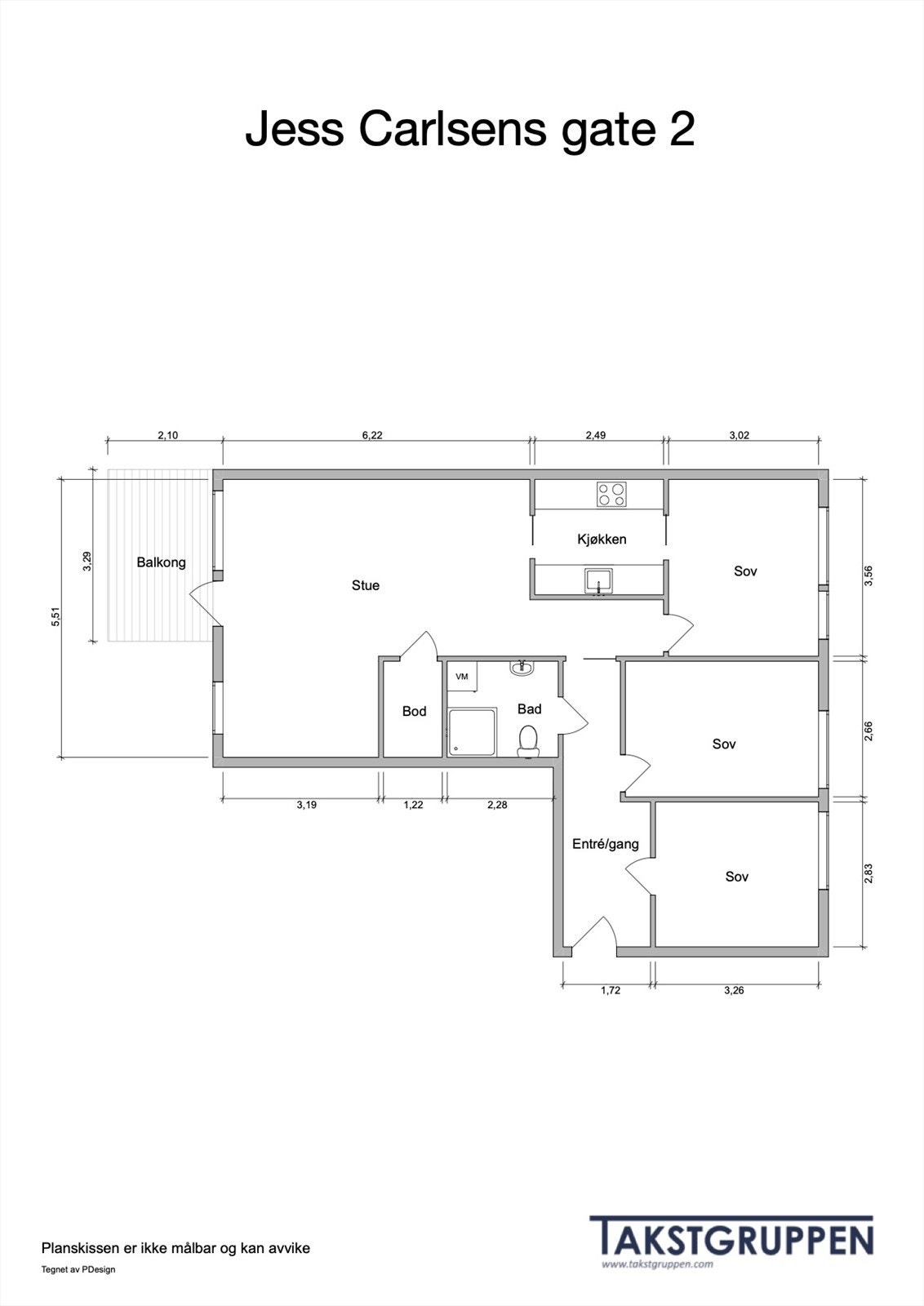 Plantegning for orientering. Galleribilde