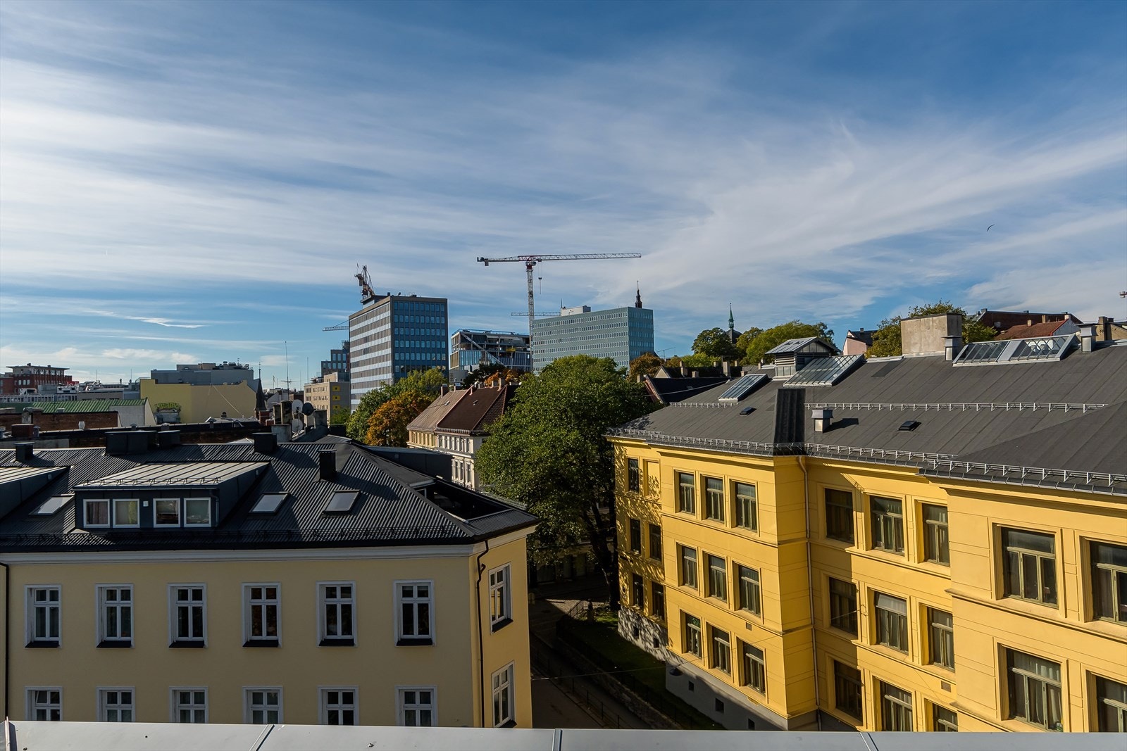 Utsikt fra takterrassen. Galleribilde