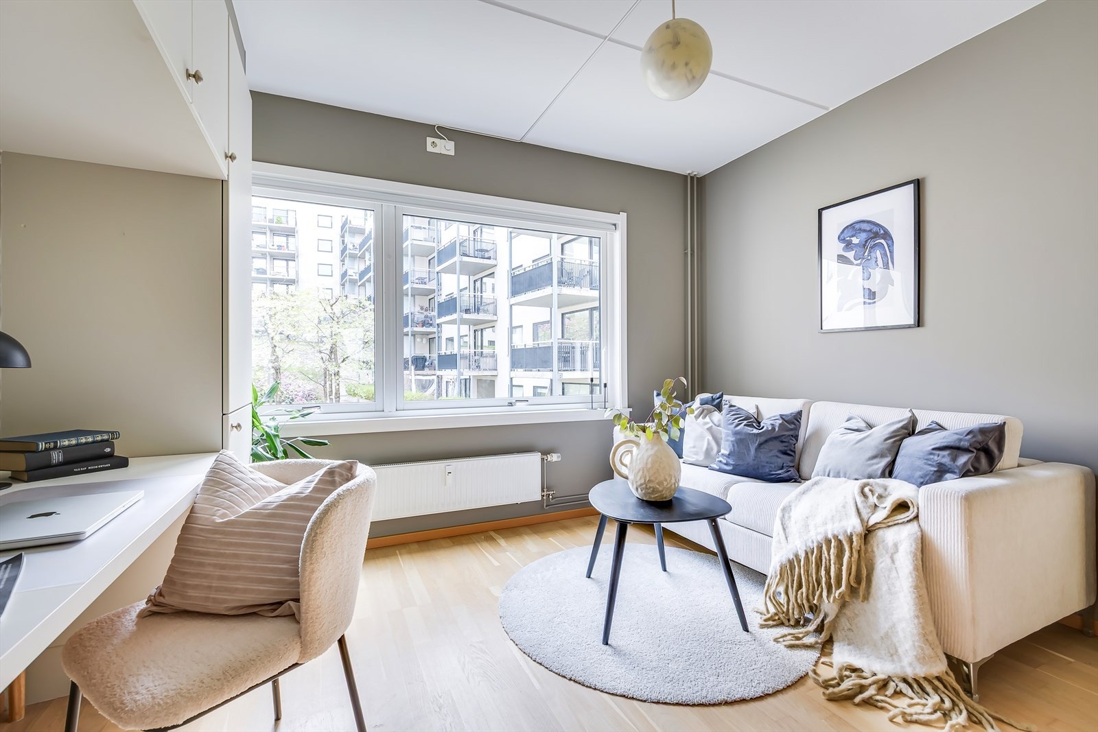 Rommet kan også innredes som hovedsoverom med dobbeltseng. Galleribilde