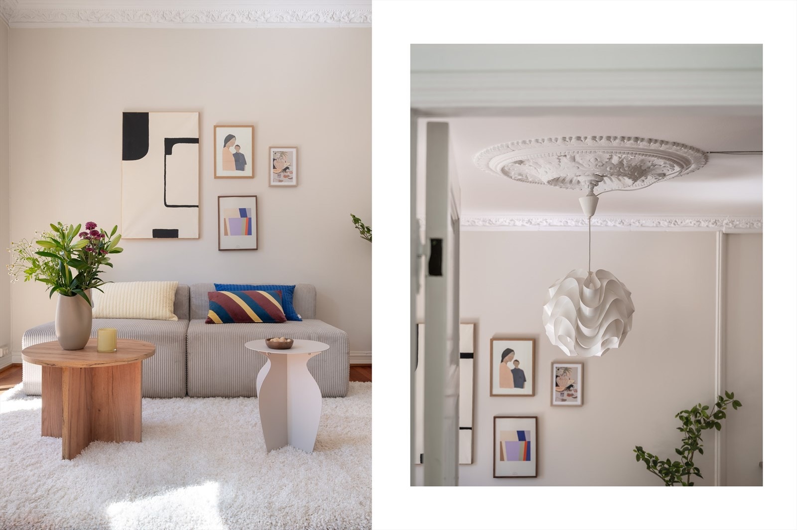 Leiligheten har nydelige klassiske detaljer som rosett, stukkatur, store vindusflater og god takhøyde. Galleribilde