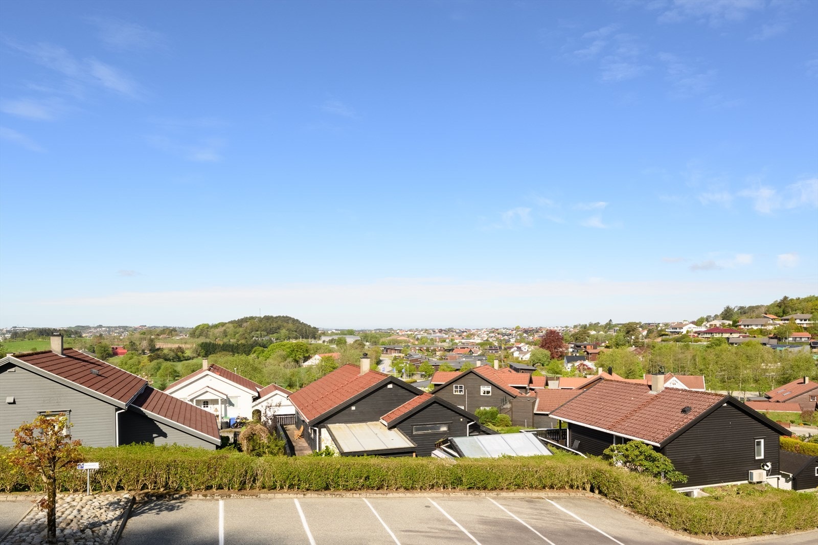 Flott utsikt med gode solforhold. Galleribilde