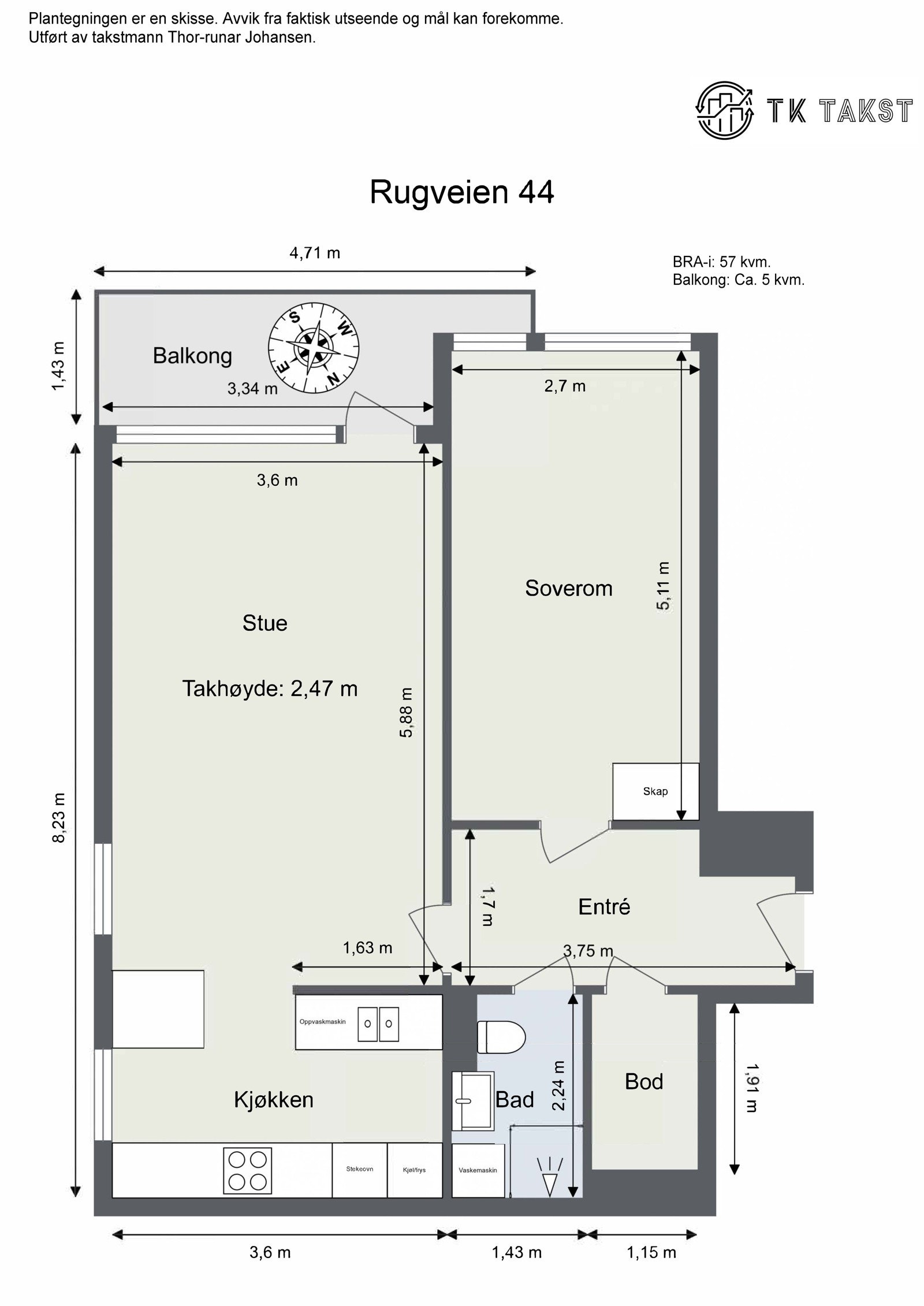 Plantegning Galleribilde