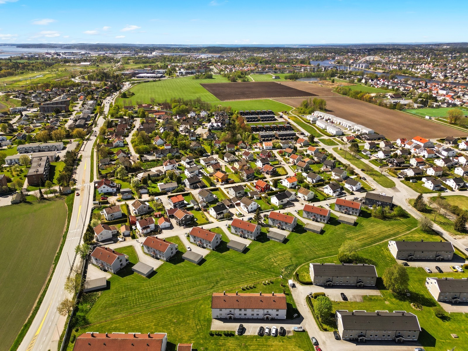 Dronebilde Galleribilde
