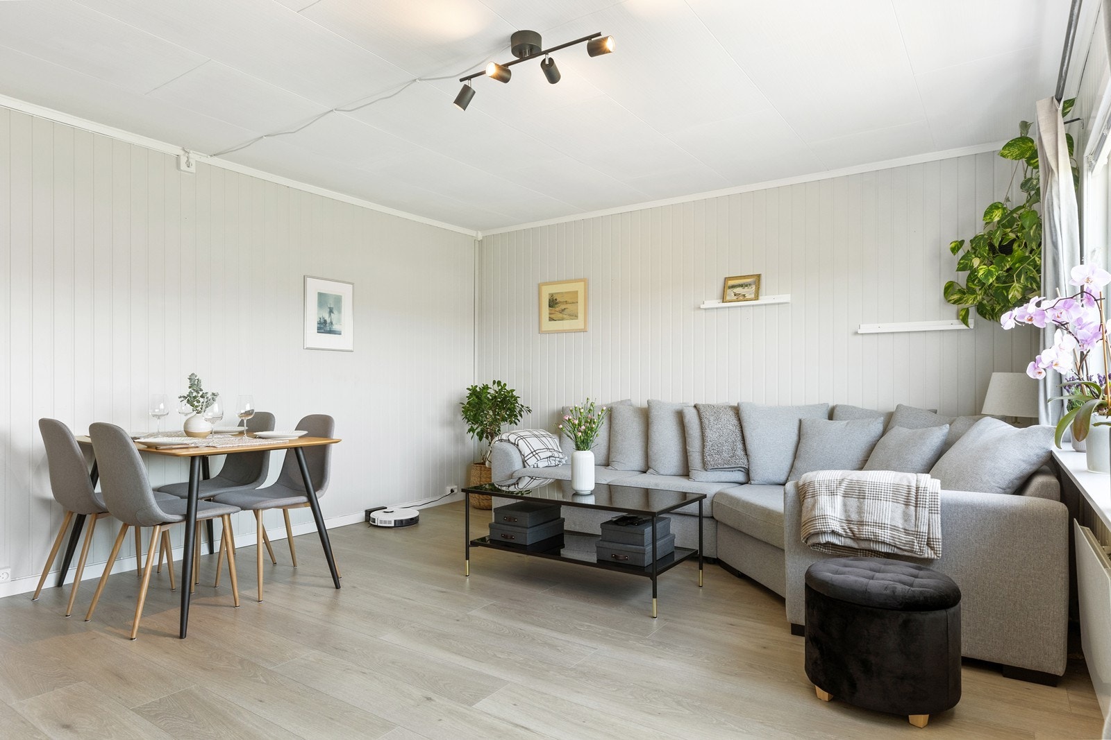 Store vindusflater som gir rikelig med naturlig lys! Galleribilde