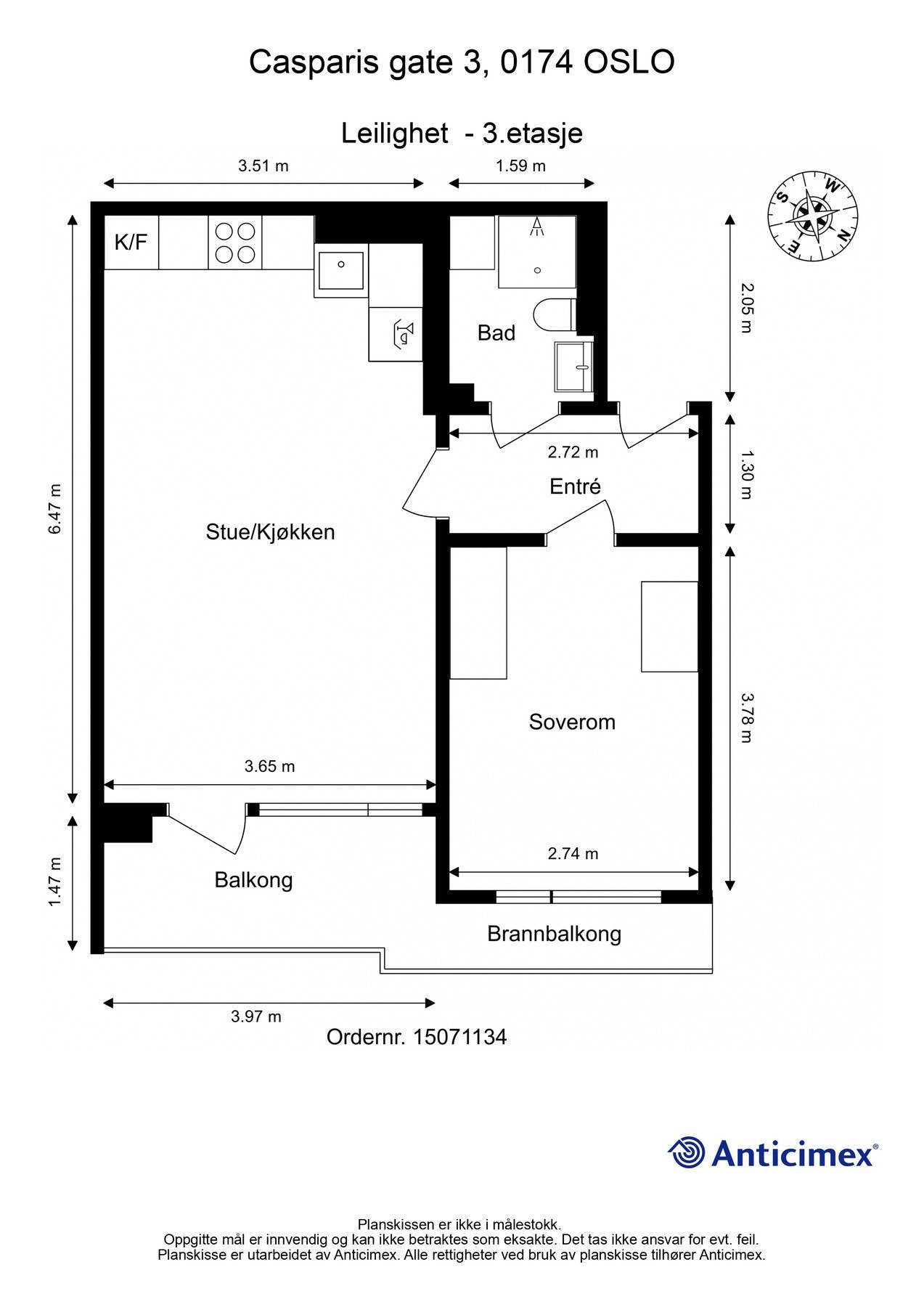 Planløsning. Galleribilde