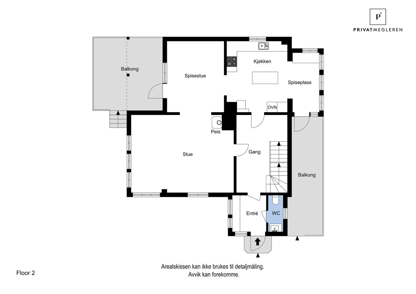 Plantegning Galleribilde