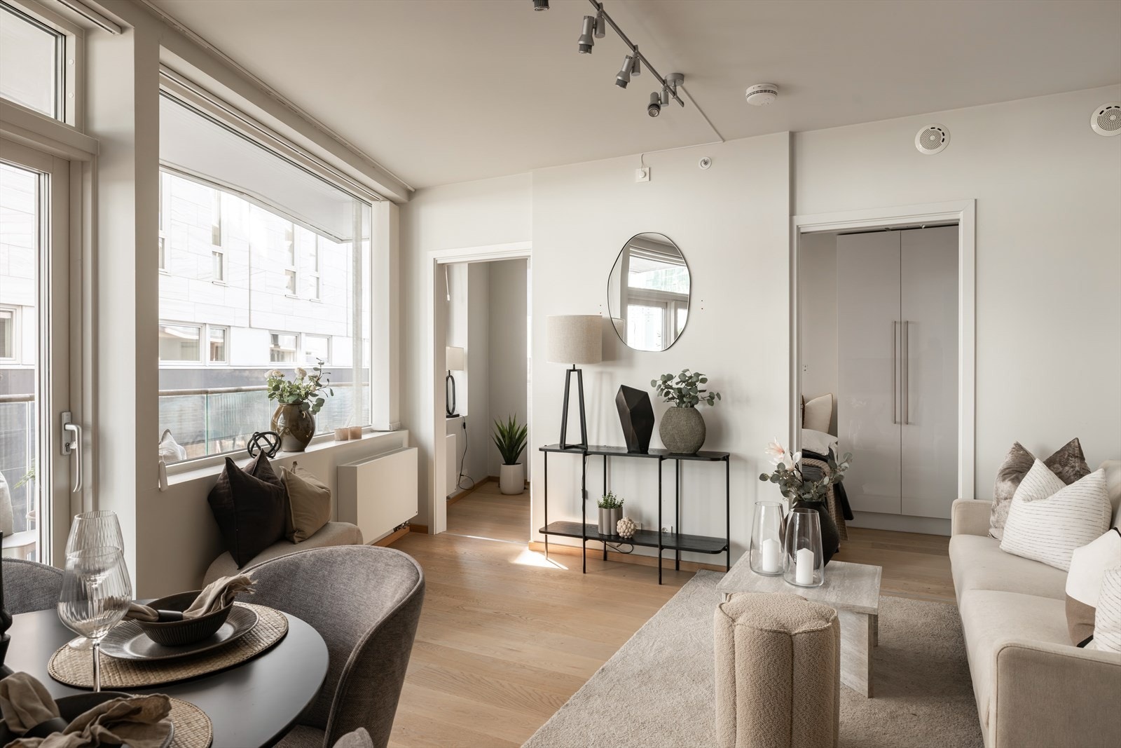 Leiligheten har en effektiv og smart planløsning. Galleribilde