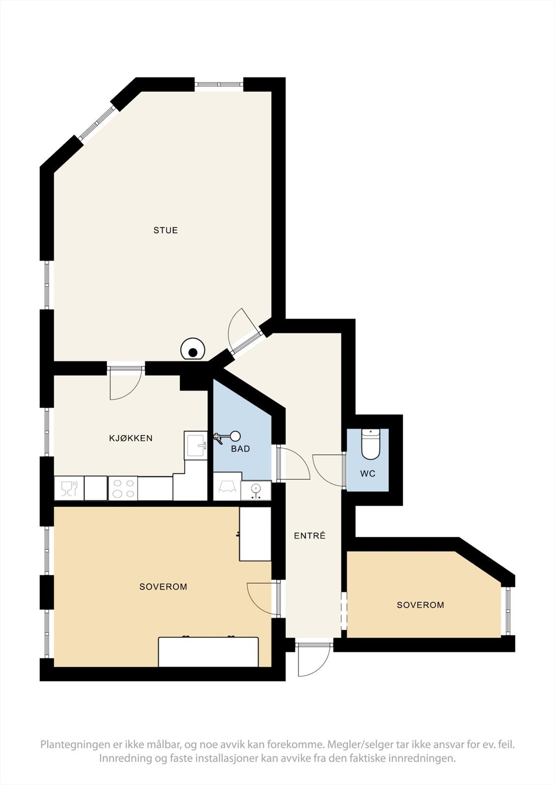 Alternativ plantegning. Galleribilde