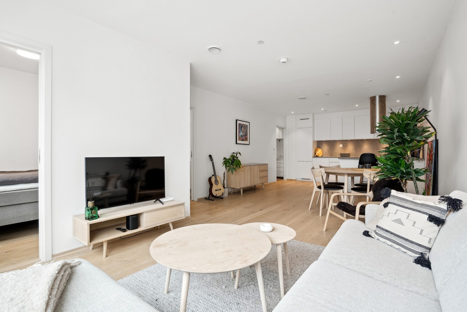 Åpen stue/kjøkken løsning Galleribilde