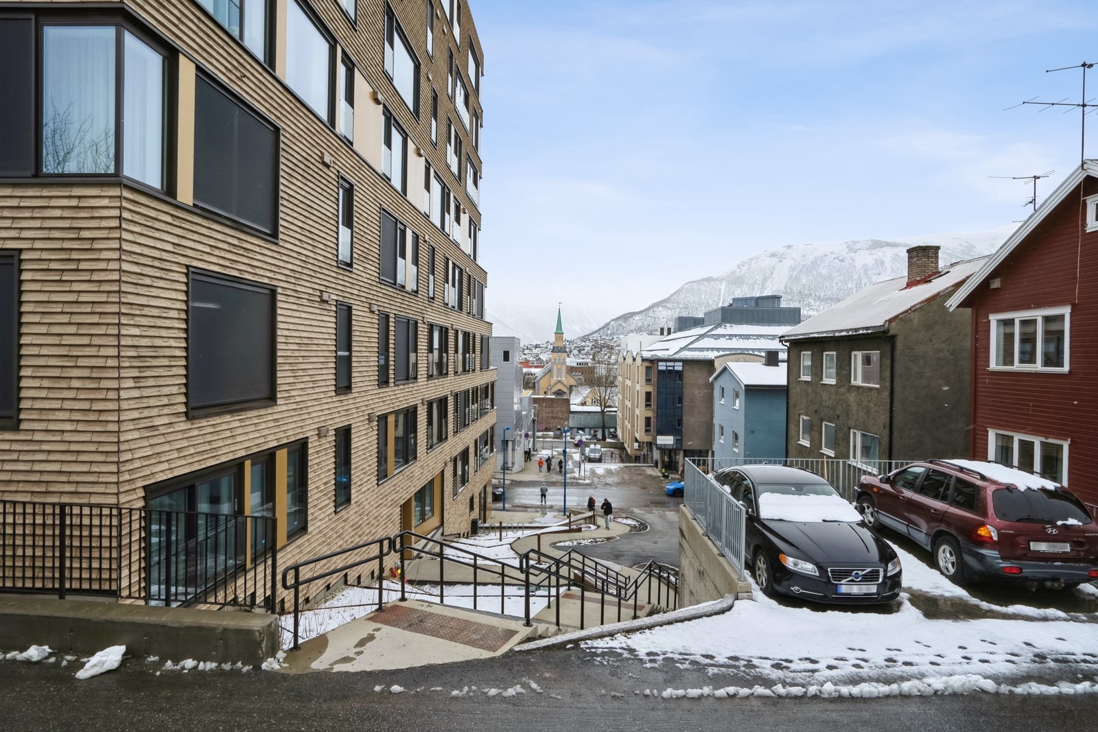 Fasade og area Galleribilde