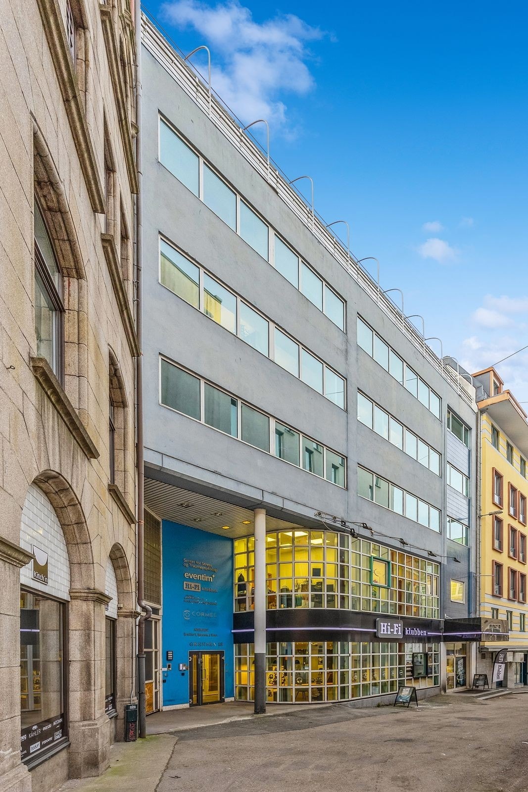 Inngangsparti - mulighet for profilering på fasaden Galleribilde