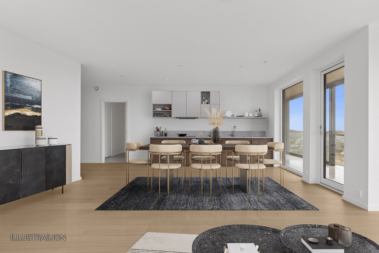 *Kjøkken er illustrasjon, se mer info i salgsoppgaven. Selger dekker kjøkken til inntil 250.000,-! Galleribilde