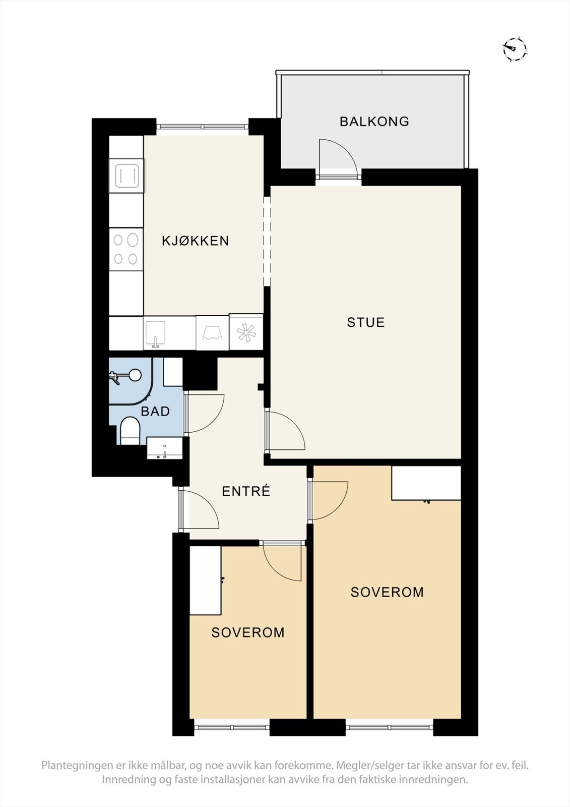 Plantegning Galleribilde