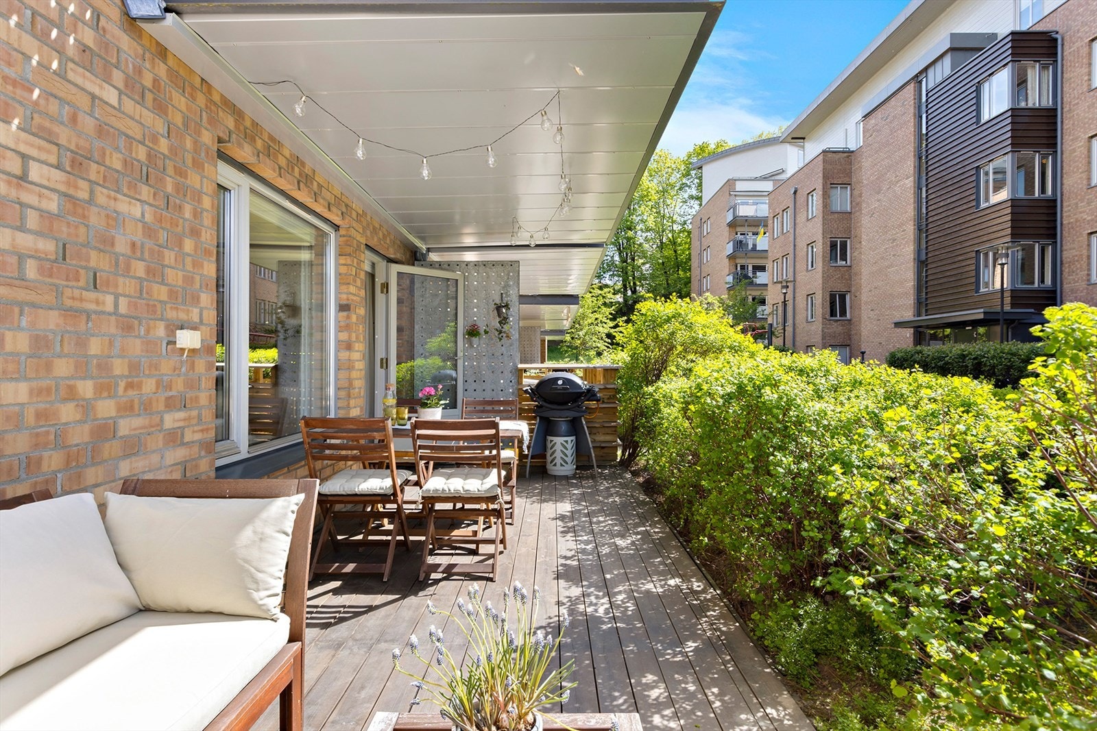 En sjelden terrasseperle midt i byen - Klar for bruk hele sesongen. Galleribilde