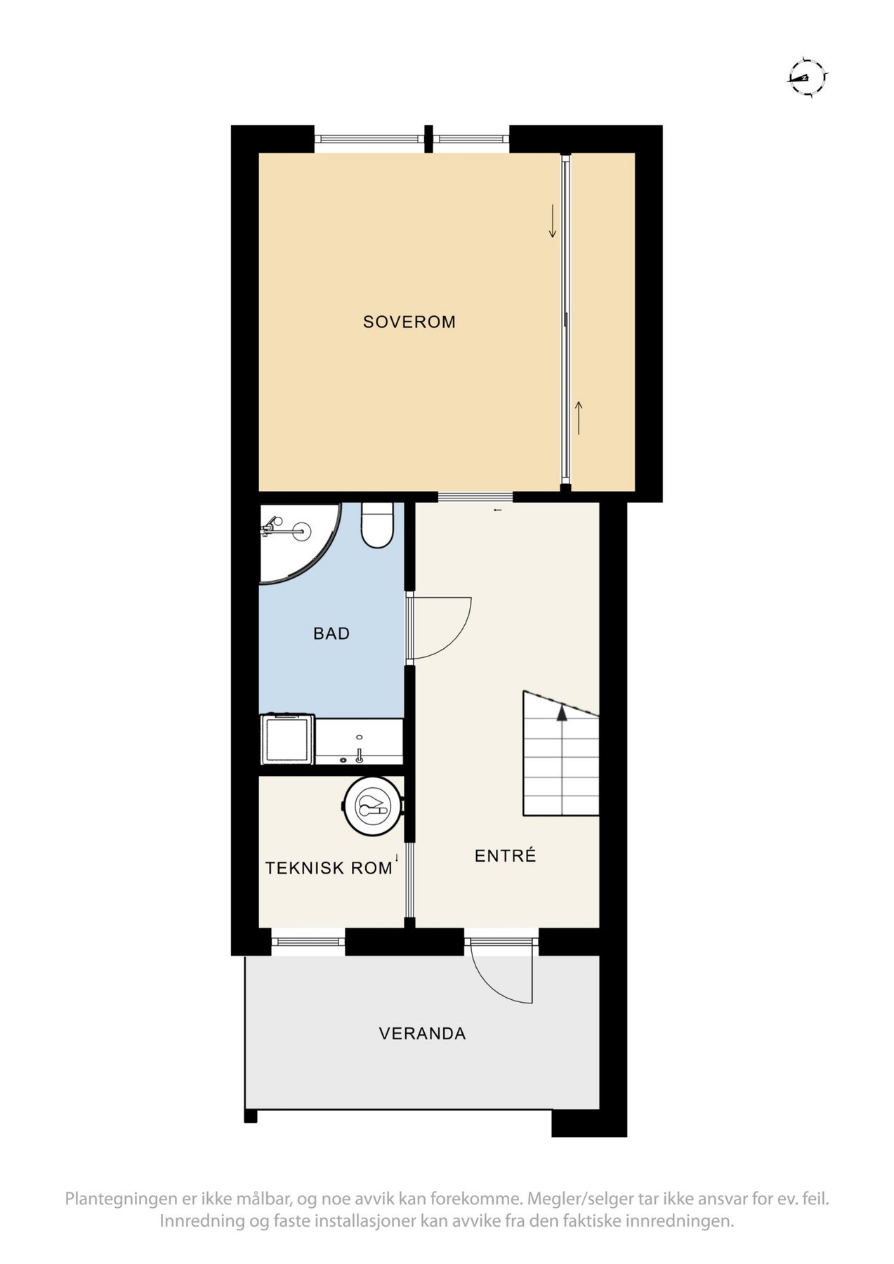 Plantegning av 1.etasje Galleribilde