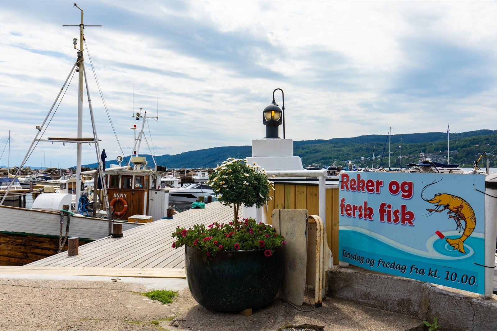 Drøbak båthavn i sentrum Galleribilde