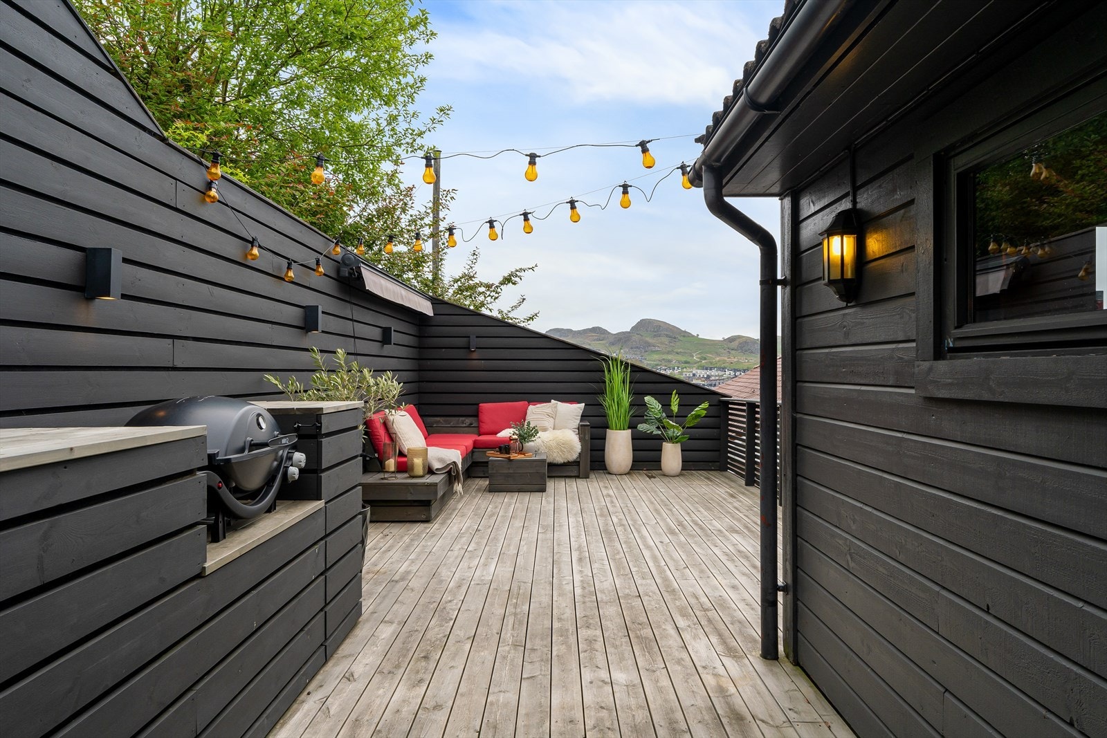 Her finner du flere solrike og skjermede uteplasser. Galleribilde