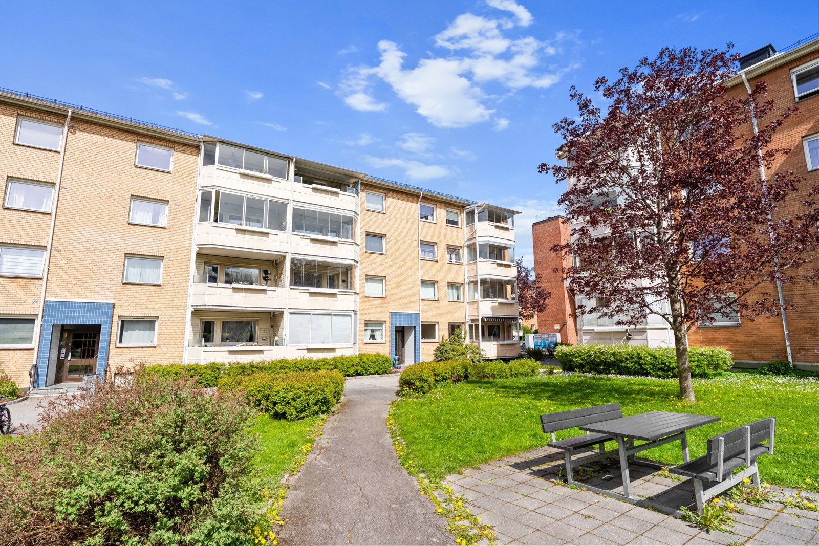 Pent opparbeidet grøntareal Galleribilde