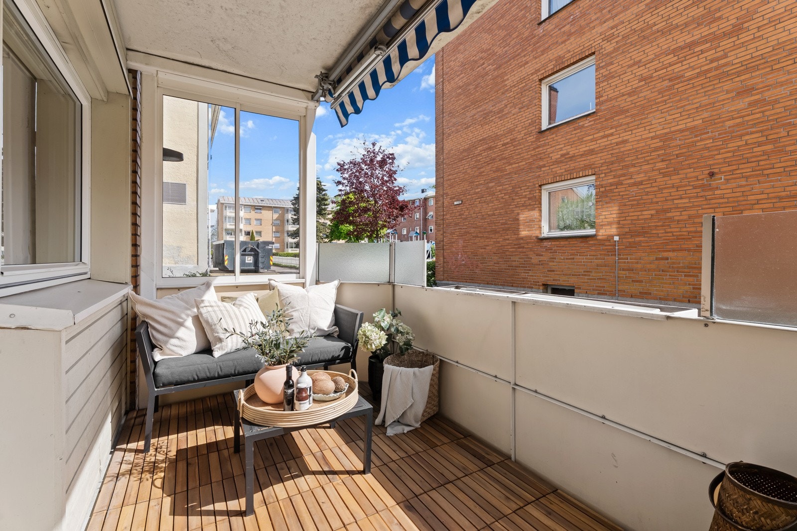 Sydvestvendt balkong Galleribilde