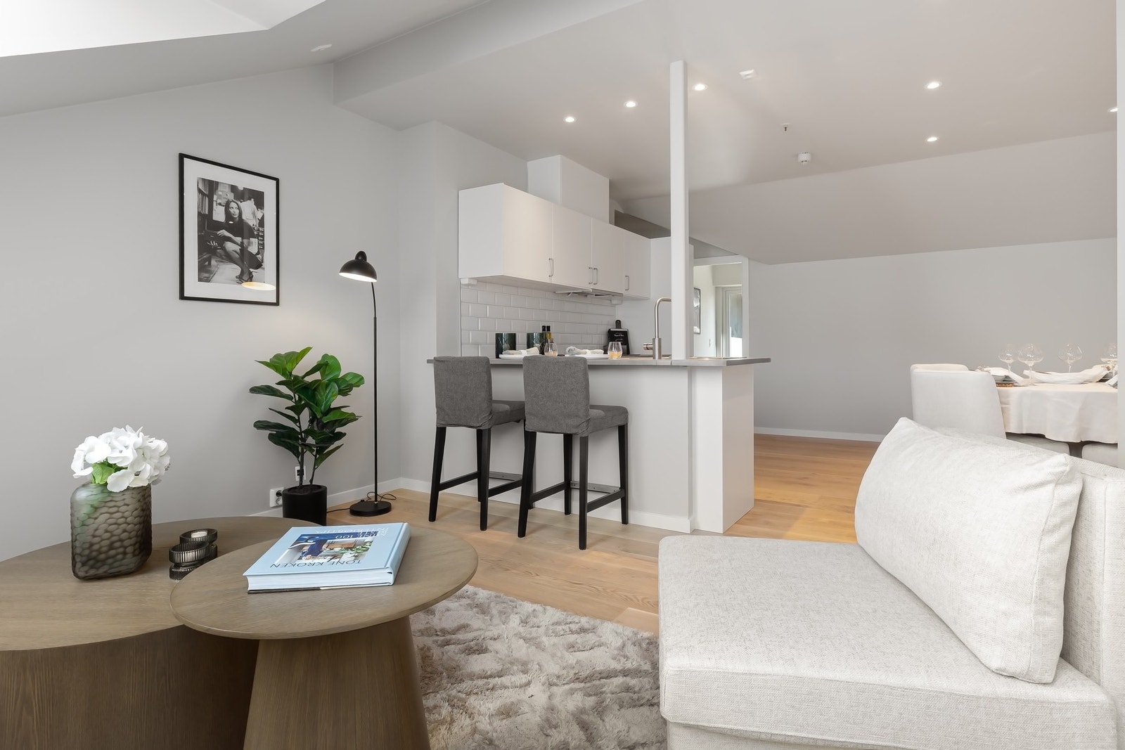 Tidsriktig parkettgulv. Galleribilde