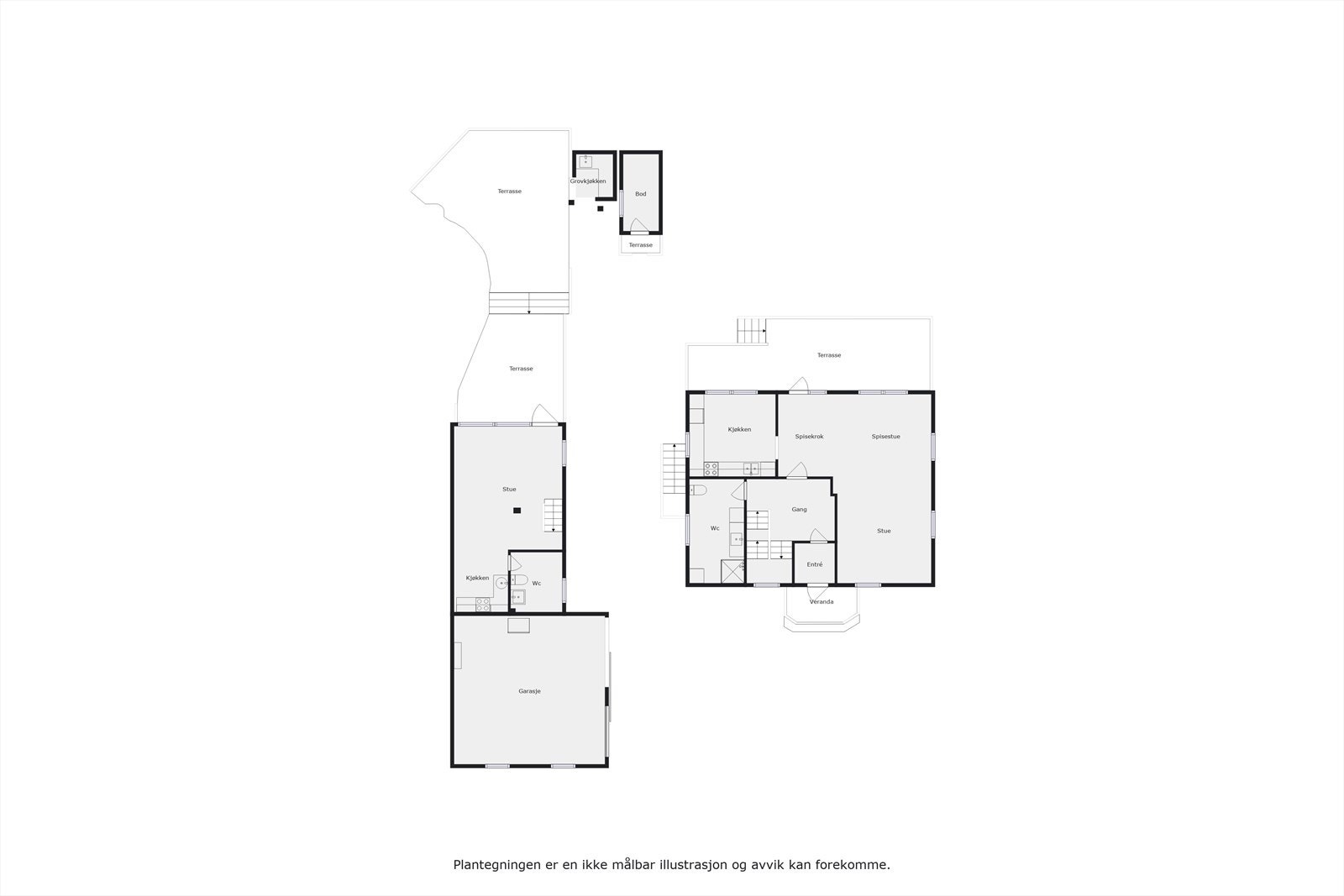 Plantegning Galleribilde