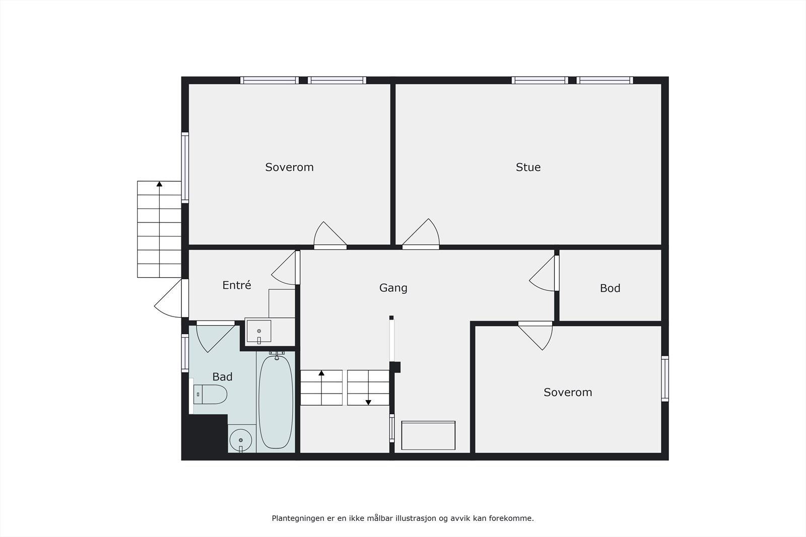 Plantegning Galleribilde