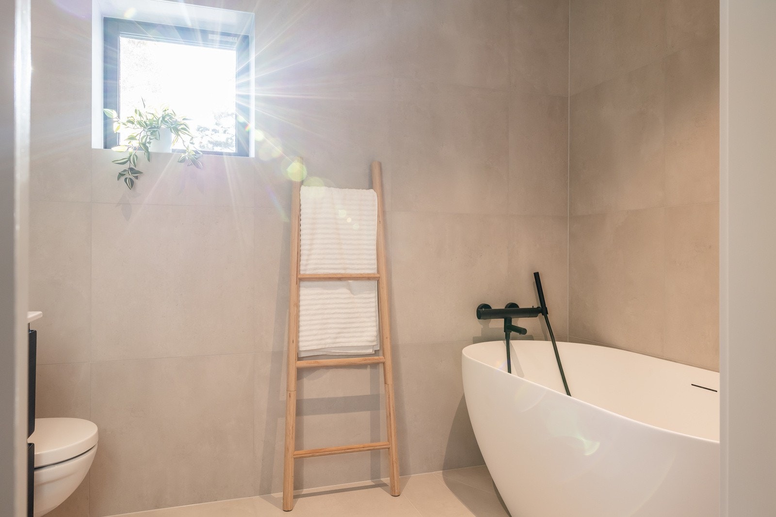 Delikate flisvalg på bad Galleribilde