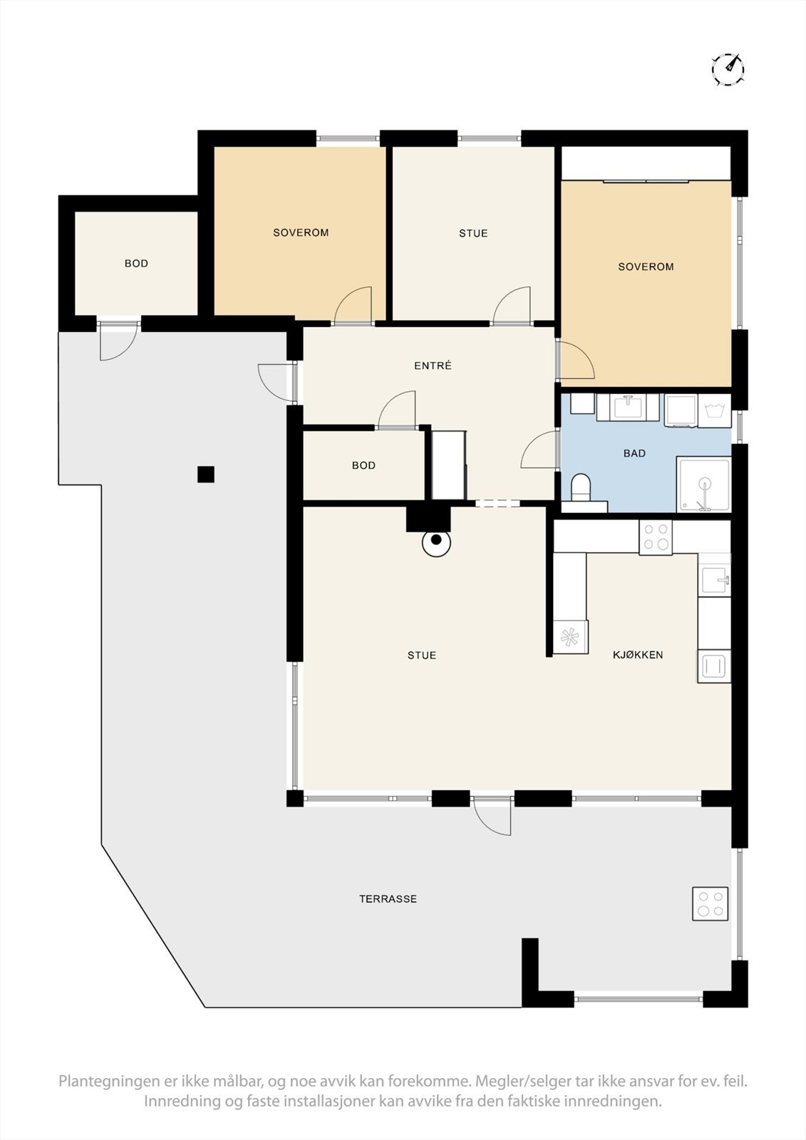 Plantegning Galleribilde