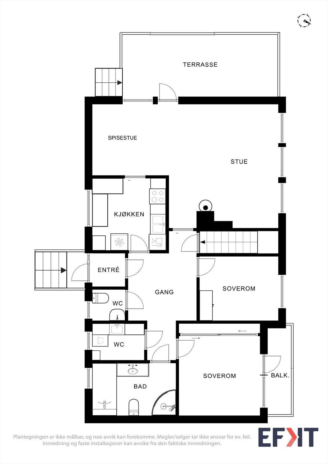 Plantegninger 1.etasje Galleribilde