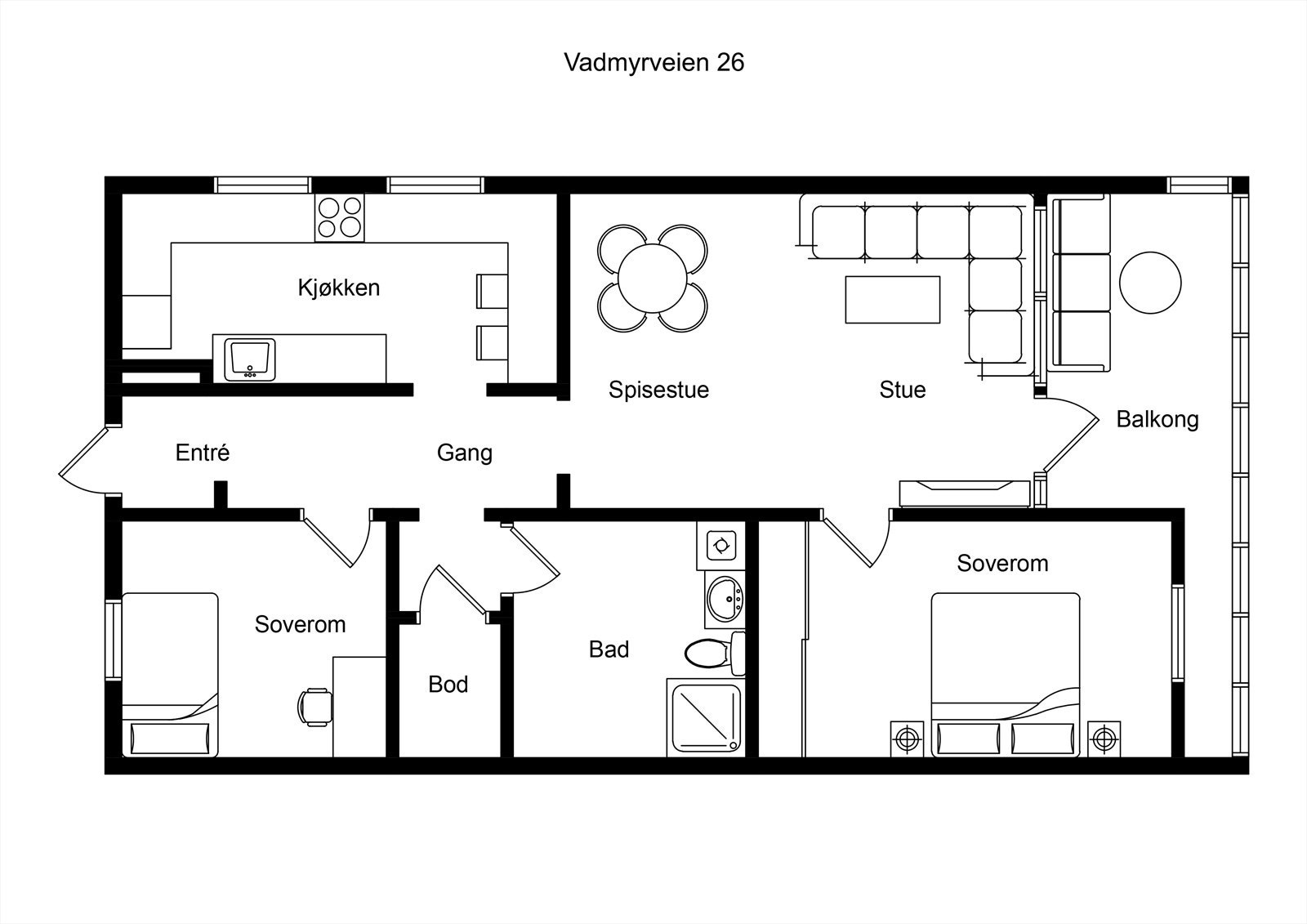 Planskisse. Galleribilde