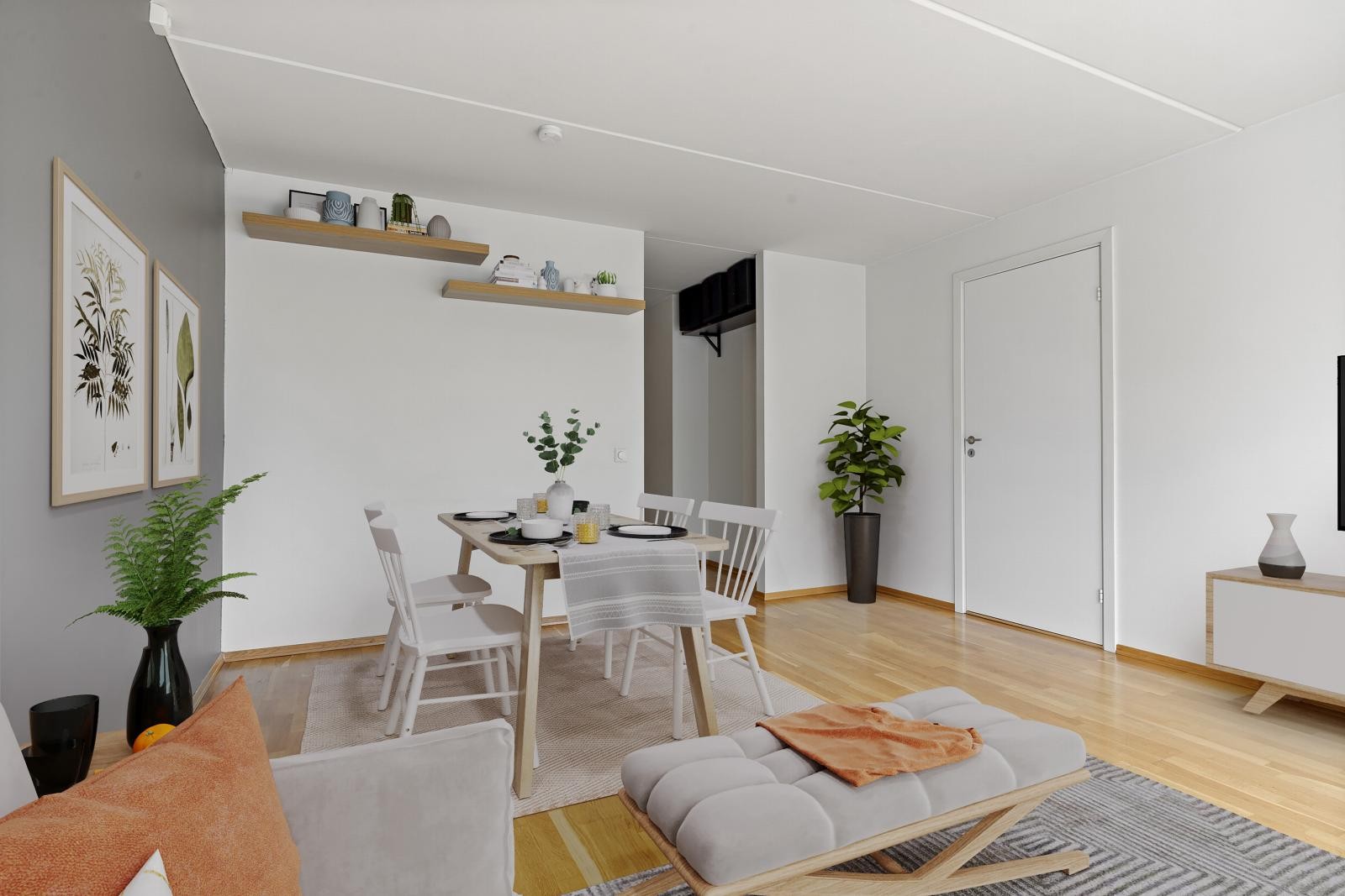 God plass til hyggelig spiseplass Galleribilde