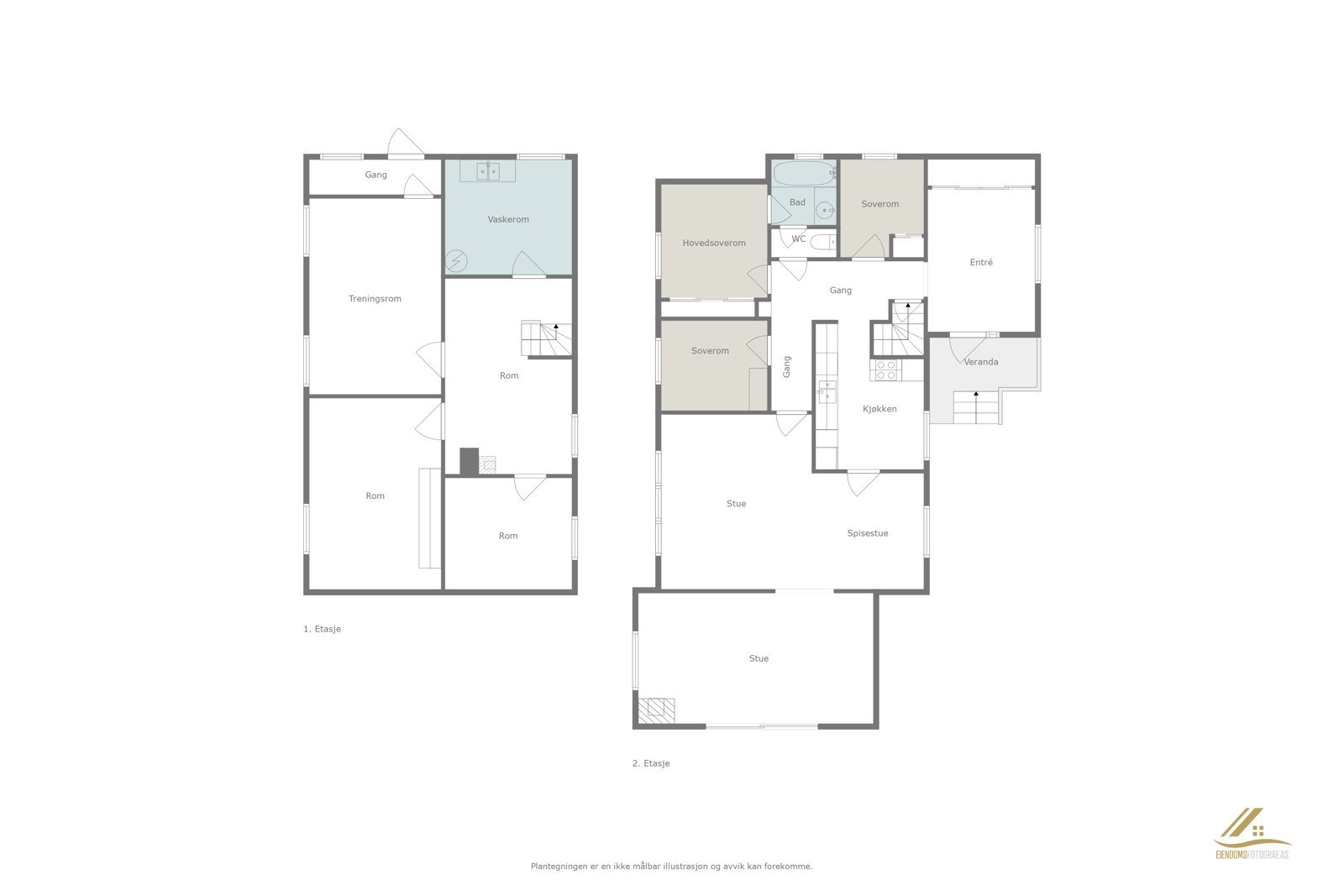 Plantegning Galleribilde