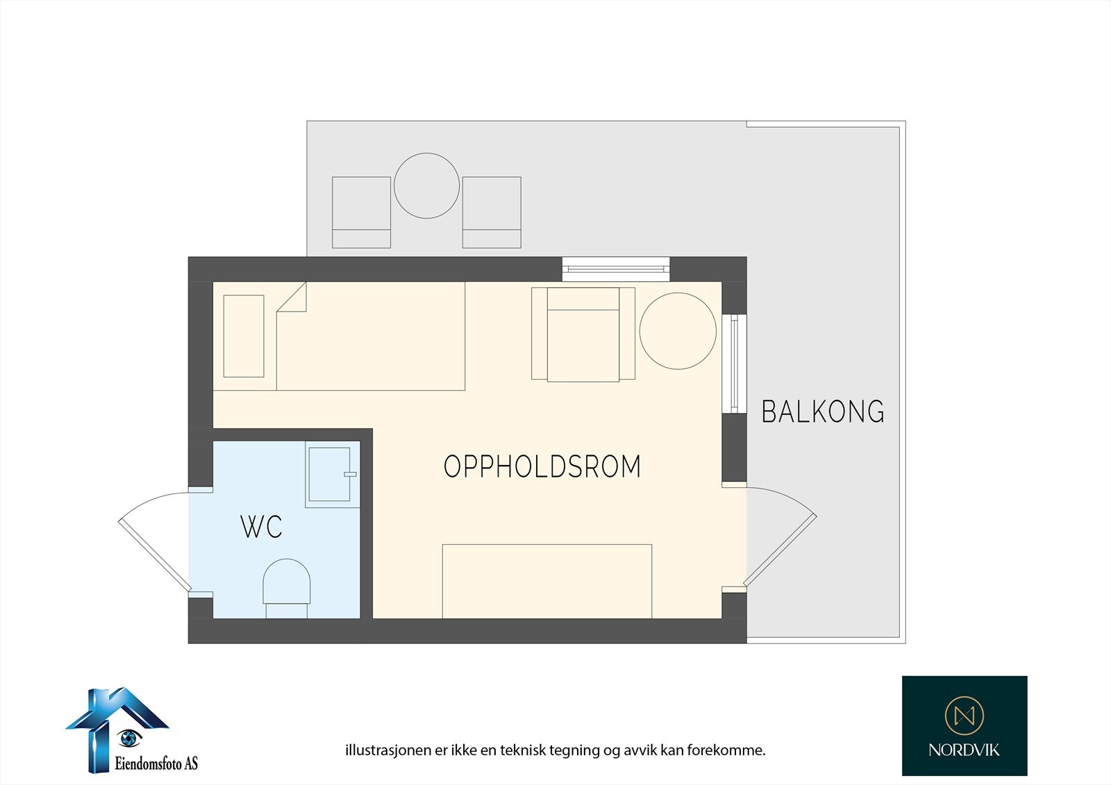 Planskisse anneks Galleribilde