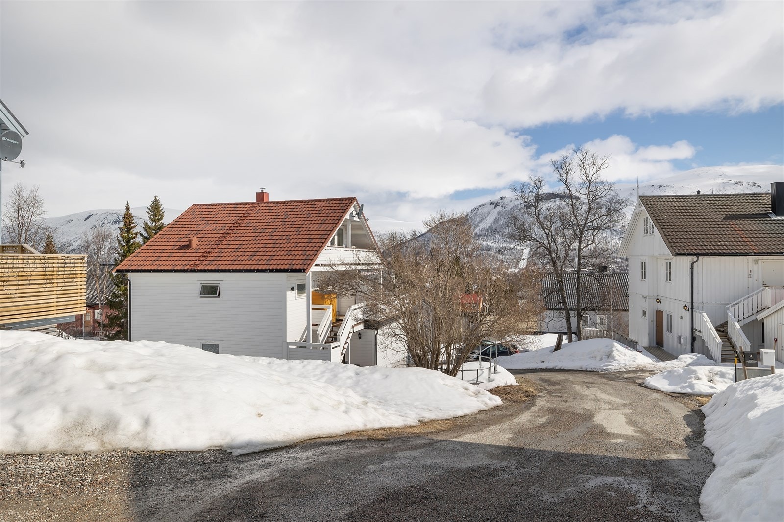 Skjermet og rolig område Galleribilde