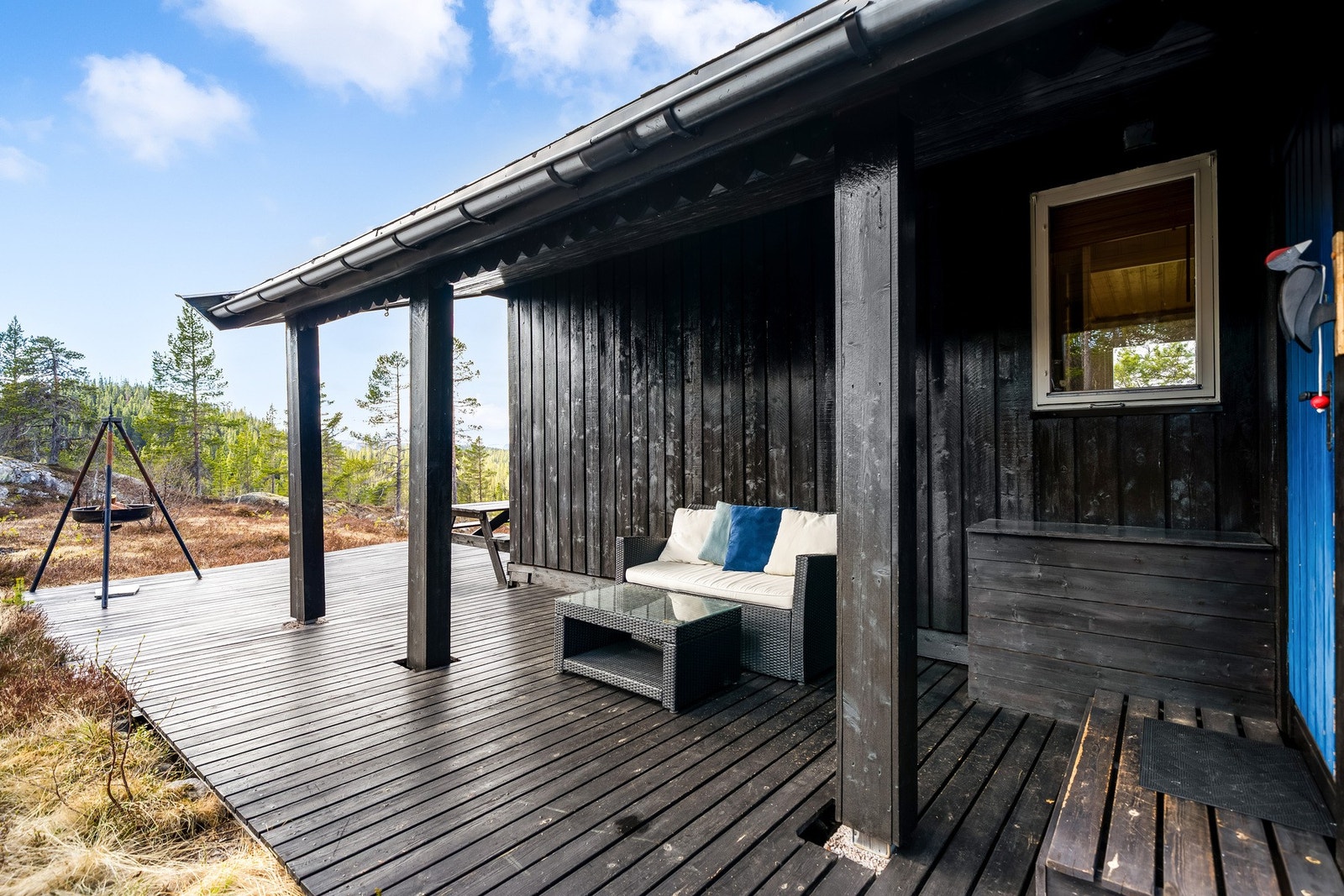 Lun krok ved inngangspartiet. Galleribilde