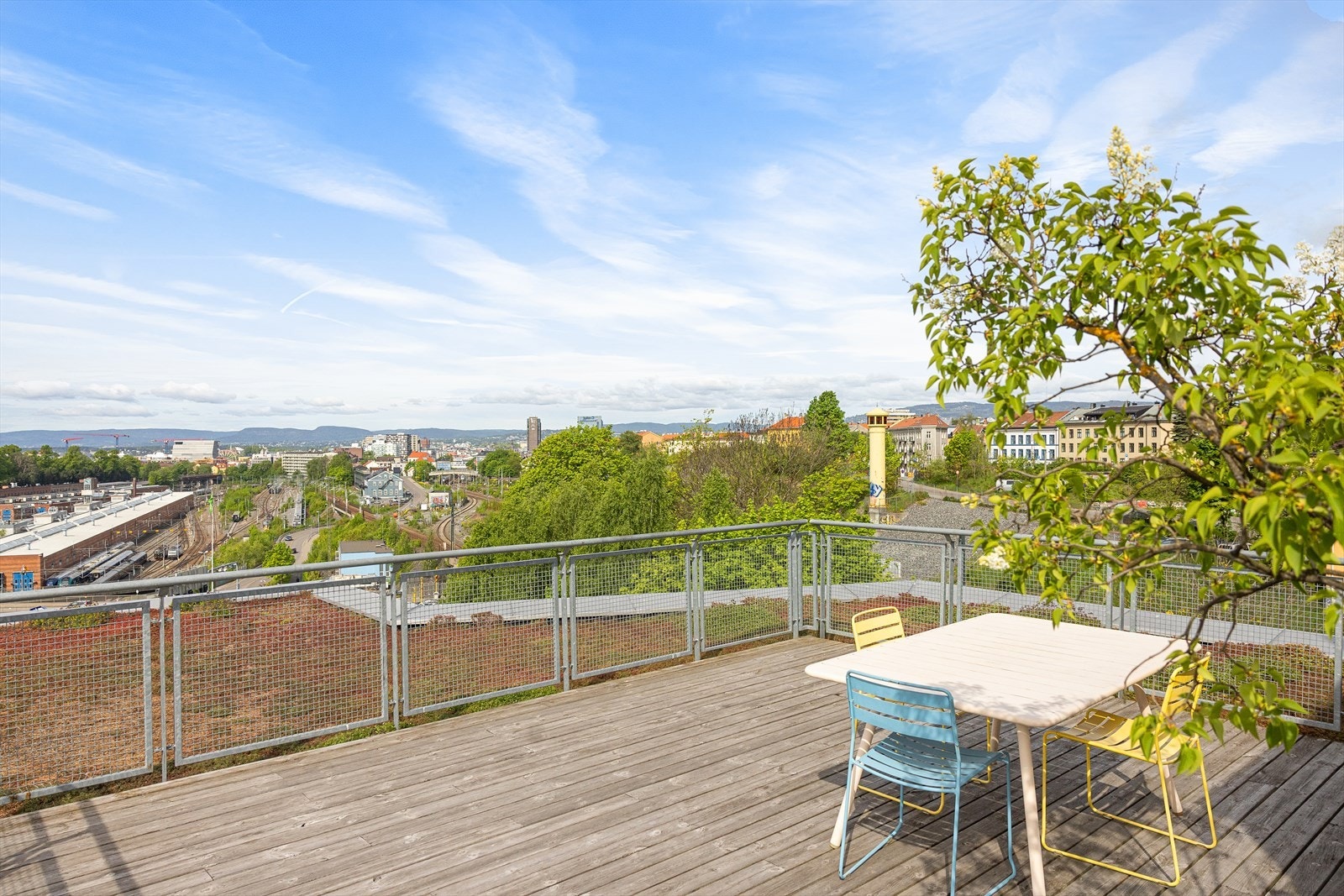 Bygget har en felles takterrasse med prima solforhold hele dagen! Galleribilde