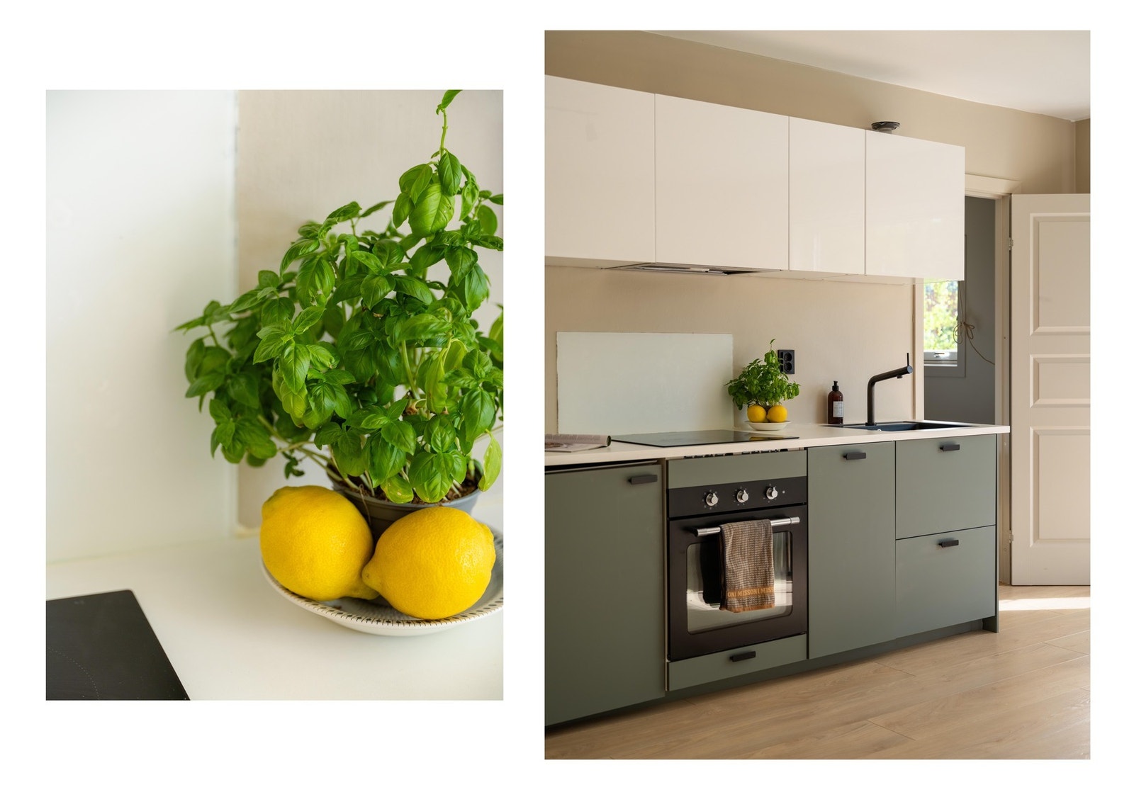 Her er det bra med lagring i overskap til det man måtte trenge. Galleribilde